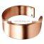 Hard copper bracelet, wide, straight. Thickness 3 mm T01.20.01 cheap cuff bracelets