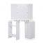 Corner Dressing Table Mirror Set Wooden Vanity 5 Drawers Makeup Dresser