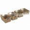 Set of 4 Seagrass Storage Baskets with Insert Handles
