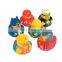 Promotional Squeaky Bath Toy Green Rubber Duck with Custom Logo