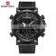 NAVIFORCE NF9135 Men Simple Style Quartz Digital Movement Watch Back Light Week Day Date Display Watch