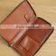 vintage style cowhide leather cell phone case wallet men clutch wallet with phone holder