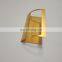 Manufacturer ZHONGLIAN Custom Aluminium 6063 Extrusion With Golden Powder Coating