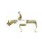 Custom OEM pcb aa battery contacts flat spring