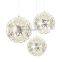 High Quality Modern Nordic Fireworks Decorative Pendants Chandelier Hanging Garden LED Spark Ball Light