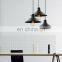 industrial lamp shade lampara colgante negra nordic moderner luminaria pendente vintage pendant kitchen light lamp lighting