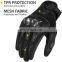 Customized carbon fiber long Factory Touchscreen Full Finger Knuckle Protection Anti Slip Motorcycle Racing Gloves