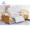 Good Price Wooden Headboard ICU Nursing Home Furniture Remote Control Foldable Guardrail Nursing Rotating Beds for Nursing Home