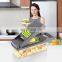 12 In 1 Hand Operated Vegetable Mandoline Slicer Veggie Chopper,Food Chopper Onion Cutter Vegetable Slicer