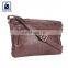 Silver Antique Fitting Swiss Cotton Lining Material Genuine Leather Sling Bag for Women at Wholesale Price