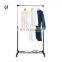Standard Sizes Hanging Clothes Storage Racks On Wheels Rail