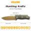 New High Quality Camping Knife G10 Handle Fixed Blade Knife Outdoor Camping and Combat Protection Knife