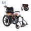 New Style Light Weight Manual Steel Folding Wheelchair for Elderly