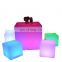 hot sale product LED plastic cube with RGB Wholesale price cut off  IP65 PE Popular Waterproof Led Light Up Cube table chairs