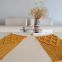 Hot Selling Macrame Linen Cloth Mustard Table Runner, Decor Table Linen Fabric Runner Wholesale in Vietnam