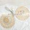 Round Rattan Placemats, Natural Rattan Table Pad Woven wall decor basket wholesale Handwoven in Vietnam