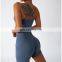 Tiktok Hot Recycled Nylon Fabric Breathable Fitness Bra And Shorts Sportswear clothing Workout Gym Sports Yoga Sets