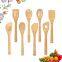 Bamboo utensil set With customized logo bamboo wooden Kitchen Utensils Cookware Set