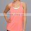 2015 China manufacturer customized women stertch mesh tank top