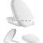 HL-905 MEIYE PP 460*360*63mm Round Soft-closing Toilet Seat Cover Ramp Down Toilet Lid