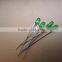 3mm green round led lamp