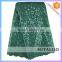 Mitaloo Nigeria Organza Leaf Green African Wedding Lace Fabric With Sequin MOG0196