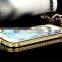 Bling Elegant Crystal Diamond aluminium metal Bumper case for iPhone6/Plus, iPhone5/5c/5s