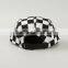 Newest Design Fashion Wholesale Cotton Checked Pattern Snapback with 5 Panel