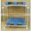 Warehouse steel stacking pallet folding rack