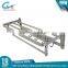 Wall mounted heated folding metal stainless steel bathroom towel warmer rack