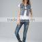 Vintage monkey acid wash lightly wrinkle butt up closes fit ladies denim jeans