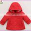 new design popular quilted coat for girls