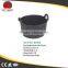 recycled rubber pails,10L rubber bucket with handle