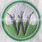 letter round shape badge Iron on embroidery patch