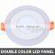 BIS Driver!!Blue/Red/Green/Pink round two color led panel light Faner