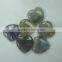 Hot seller semi precious stone 25*8mm puffy heart gemstone