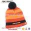 Winter Jacquard New Design Acrylic Beanie Hats With Top Ball