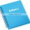 promotional plastic cover spiral a4 size notebook graph paper notebook