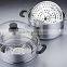 2016 Chuangsheng hot selling double walls induction food steamer with glass lid                        
                                                Quality Choice