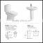 Hot sale two piece toilet and wash basin set/sanitary ware ceramic bathroom suite