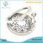 Hot selling zircon coin pendant jewelry,interchangeable coin pendant