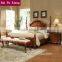 Bed room furniture night table with classical handmade carving C-222