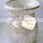 Silvery wedding supplies Vycor glass aroma fragrance lamp scented oil burner Aroma Frnace Fragrance Lamps