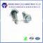 China white zinc plated self drilling screws
