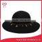 2016 New Style Wool Felt Floppy Hat For Ladies
