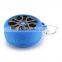 Special tyre shape design bluetooth speaker, promotion gift tire shape mini speaker, low price wireless speaker