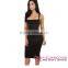 Hot Sale Wholesale Black Corset-Style Back Lace Up Korean Dresses New Fashion