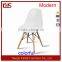 high quality  factory cheap wooden leg white tulip dining chair
