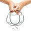 eco-friendly multifunctional deluxe flocked pants hanger and luggage-carrier with nice velvet