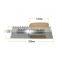 concord tools wooden handle, 280 mm carbon steel normal polished blade, square notch 6x6mm Plastering trowels